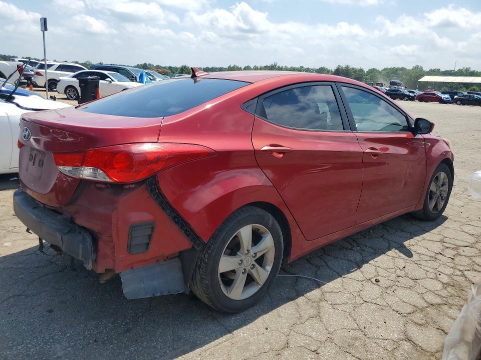 2011 Hyundai Elantra VIN KMHDH4AE1BU110283 COPART salvage auction — SIDE, Ga - Cert Of Title-Rebuilt Salvage, sold $500 on 2026-07-24 (photo 3)