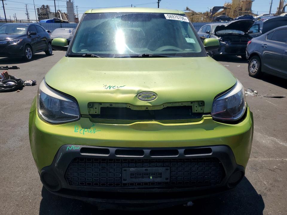 2015 Kia Soul VIN KNDJN2A23F7792498 COPART salvage auction — FRONT END, Co - Salvage Title, sold $1,300 on 2026-07-20 (photo 5)