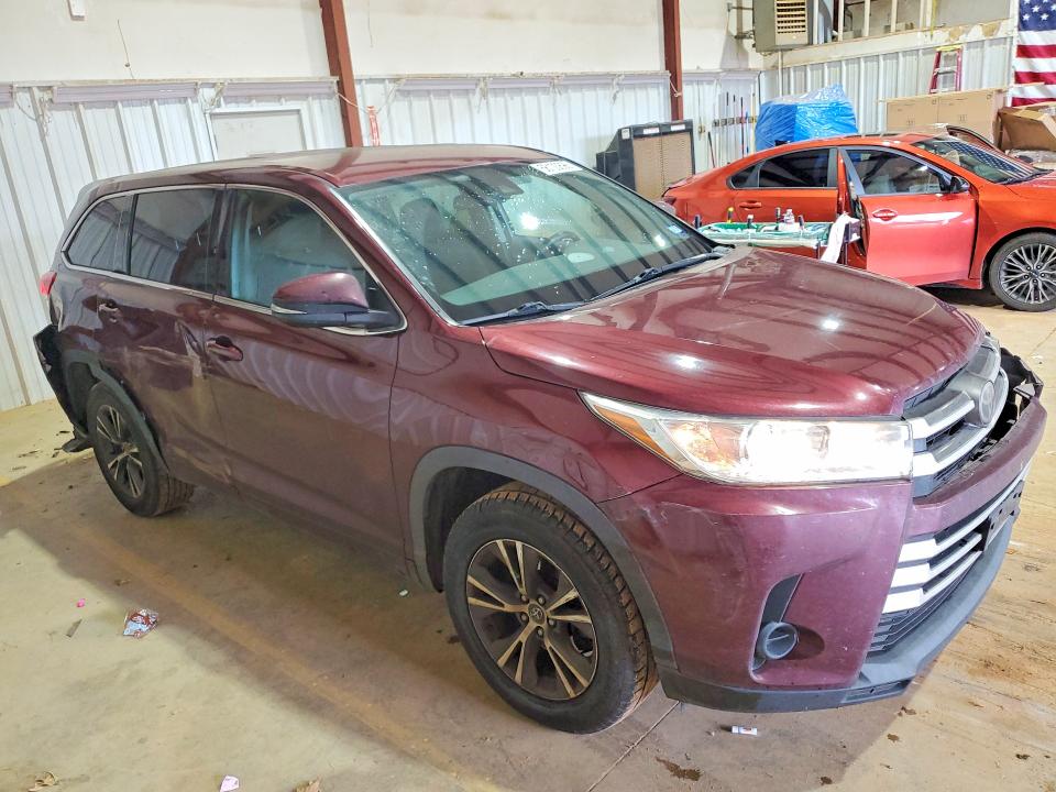 2017 Toyota Highlander VIN 5TDZARFH7HS027422 COPART salvage auction — REAR END, Tx - Salvage Vehicle Title, sold $5,700 on 2026-07-13 (photo 4)