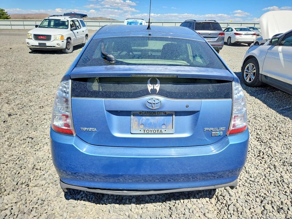2006 Toyota Prius VIN JTDKB20U167531340 COPART salvage auction — FRONT END, Nv - Certificate Of Title, sold $400 on 2026-07-09 (photo 6)