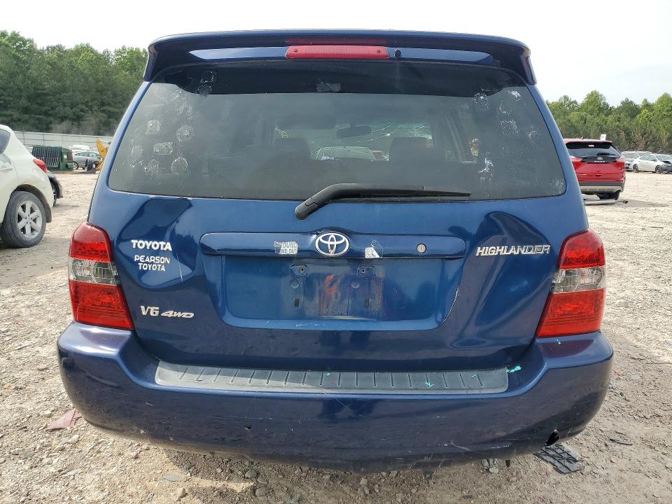 2004 Toyota Highlander VIN JTEEP21A640025121 COPART salvage auction — FRONT END, Va - Certificate Of Title, sold $925 on 2026-07-06 (photo 6)