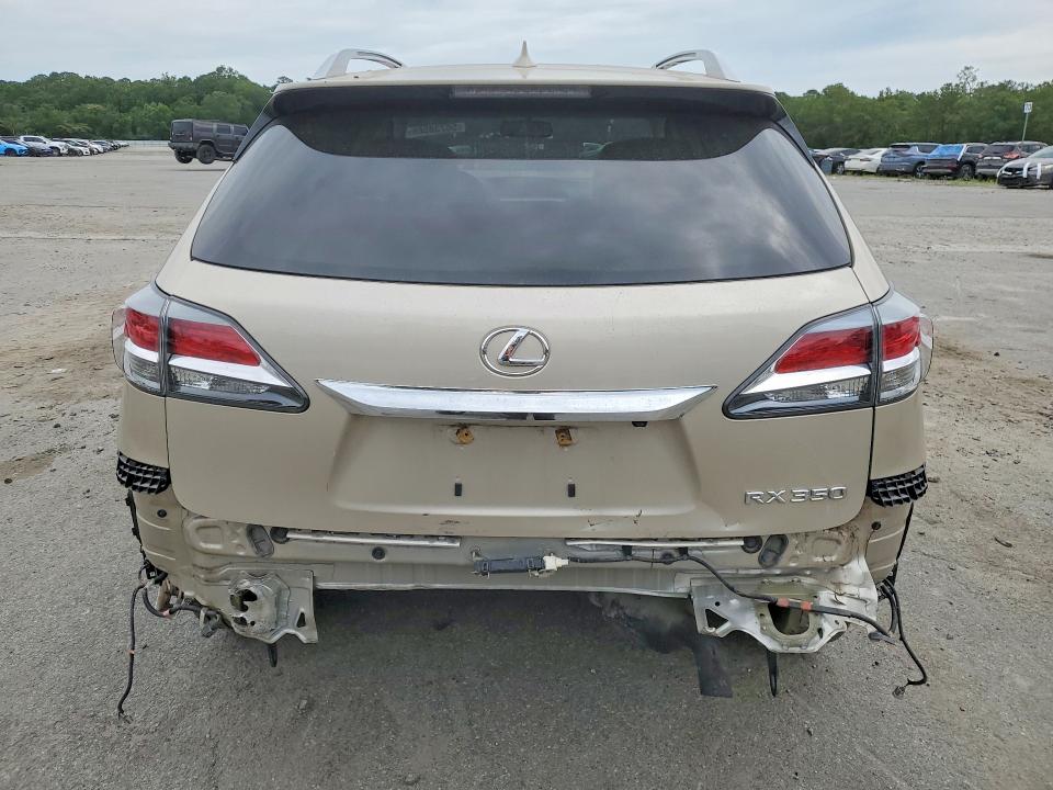 2015 Lexus Rx VIN 2T2ZK1BAXFC165304 COPART salvage auction — REAR END, GA - CERT OF TITLE-SALVAGE, sold $12,800 on 2026-07-30 (photo 6)