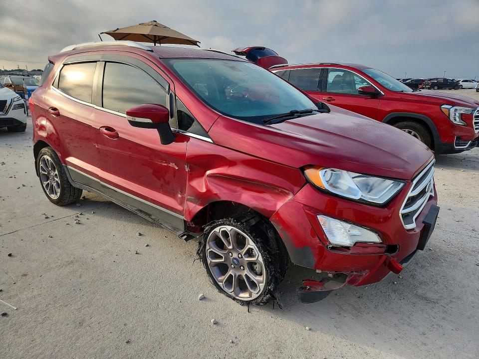 2020 Ford Ecosport VIN MAJ3S2KE4LC337713 COPART salvage auction — FRONT END, Tx - Salvage Vehicle Title, sold $2,450 on 2026-07-17 (photo 4)