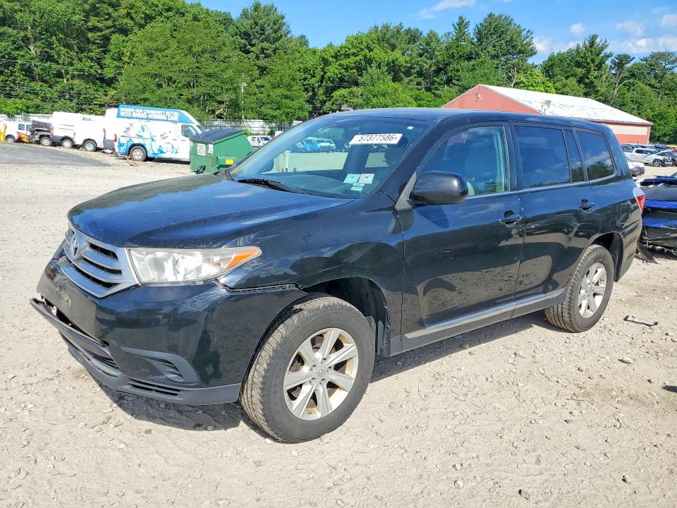2013 Toyota VIN 5TDBK3EH7DS254794 COPART salvage auction — FRONT END, Ma - Cert Of Title-Reconstrctd Coll, sold $2,800 on 2026-07-16 (photo 1)