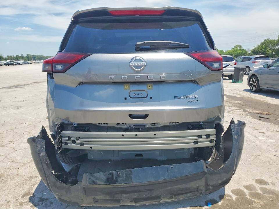 2026 Nissan Rogue VIN JN8BT3DD1TW295310 COPART salvage auction — REAR END, Tn - Salvage Certificate, sold $12,400 on 2026-07-22 (photo 6)
