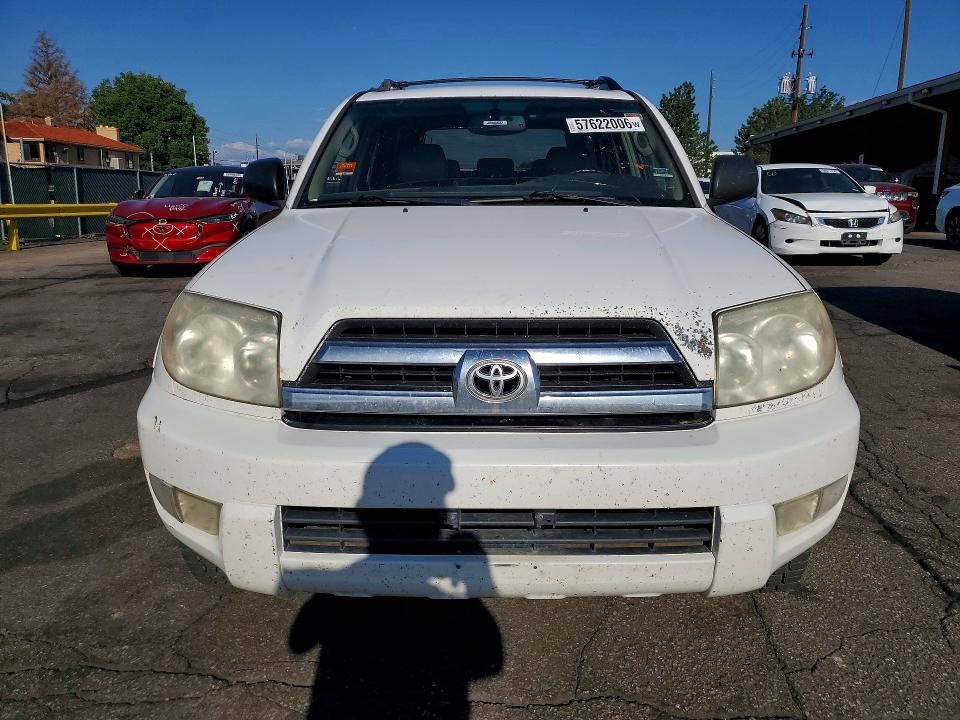 2005 Toyota 4runner VIN JTEZU14R350050811 COPART salvage auction — MECHANICAL, Co - Dis/Dlr/Exp Only Clean Title, sold $1,800 on 2026-07-30 (photo 5)