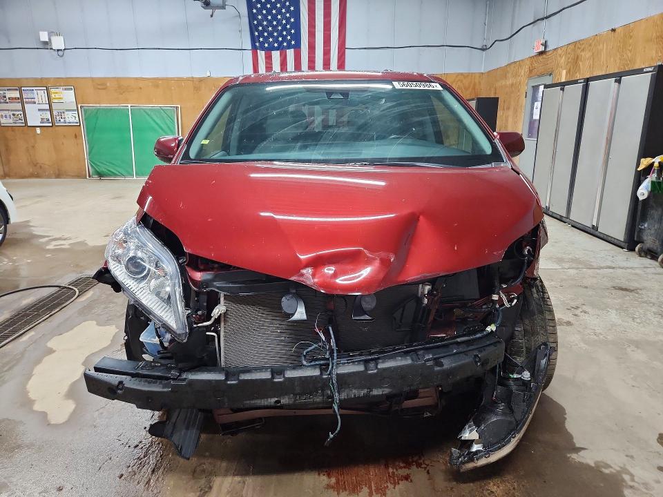 2020 Toyota VIN 5TDYZ3DC6LS057044 COPART salvage auction — FRONT END, MI - CERTIFICATE OF TITLE, sold $21,600 on 2026-07-08 (photo 5)