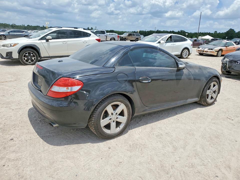 2007 Mercedes-benz Slk-class VIN WDBWK54F87F145051 COPART salvage auction — MINOR DENT/SCRATCHES, Tx - Certificate Of Title, sold $1,175 on 2026-07-11 (photo 3)