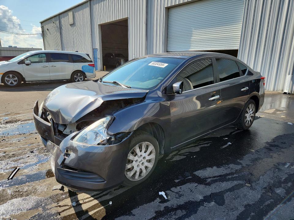2014 Nissan Sentra VIN 3N1AB7AP0EL656263 COPART salvage auction — FRONT END, FL - CERT OF TITLE SLVG REBUILDABLE, sold $625 on 2026-07-20 (photo 1)