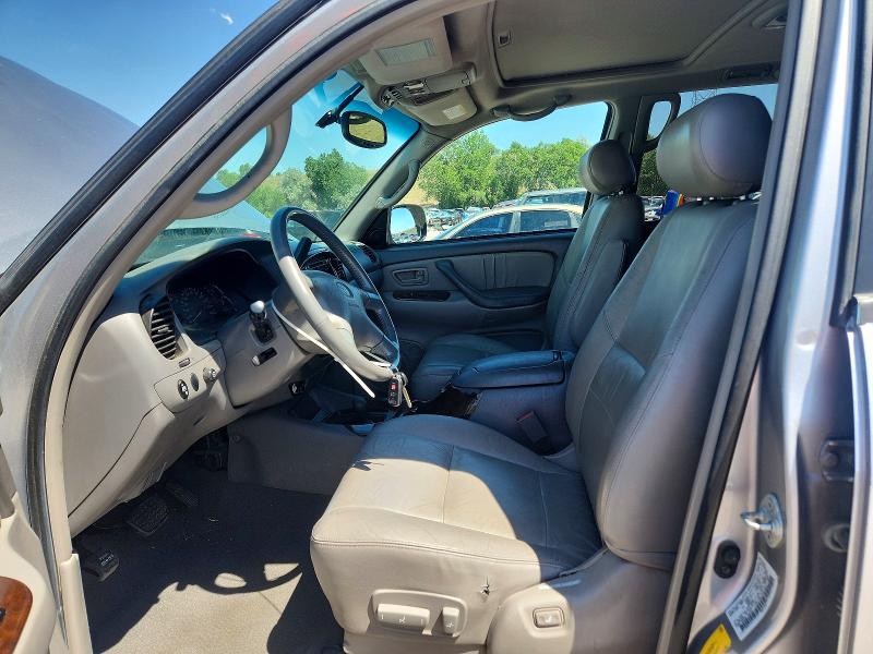 2001 Toyota Sequoia VIN 5TDBT48A11S023516 COPART salvage auction — UNDERCARRIAGE, Co - Salvage Title, sold $1,800 on 2026-07-27 (photo 7)