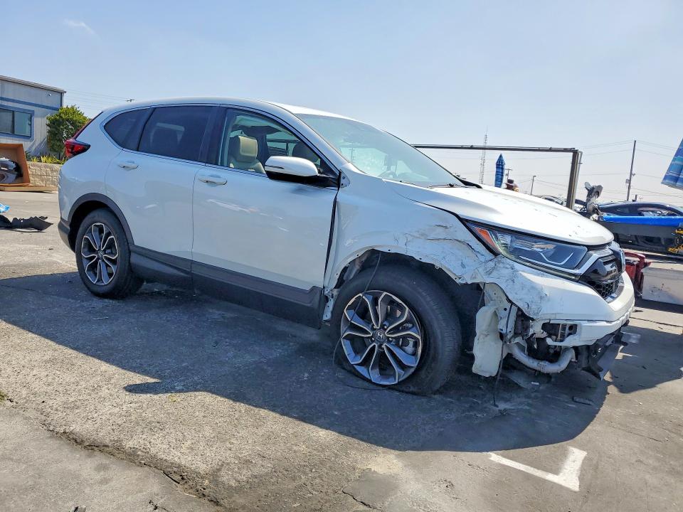 2021 Honda Cr-v VIN 2HKRW1H56MH416266 COPART salvage auction — FRONT END, Ca - Salvage Certificate, sold $10,000 on 2026-07-31 (photo 4)