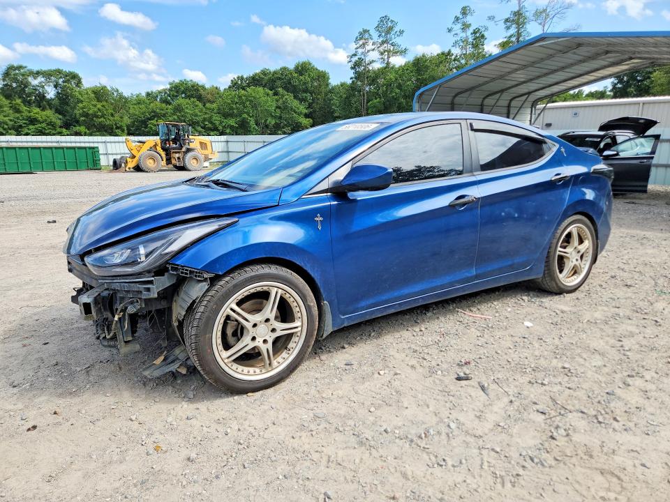 2016 Hyundai VIN KMHDH4AE0GU484259 COPART salvage auction — FRONT END, GA - CERT OF TITLE-SALVAGE, sold $1,350 on 2026-07-27 (photo 1)