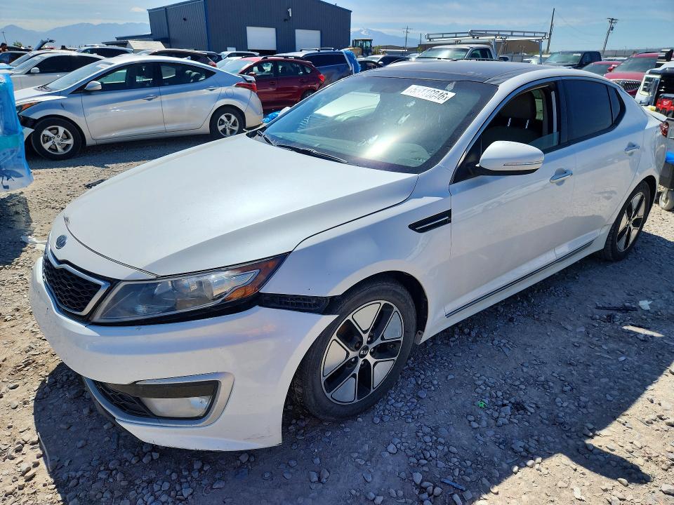 2012 Kia Optima hybrid VIN KNAGM4AD3C5009341 — COPART salvage auction photo