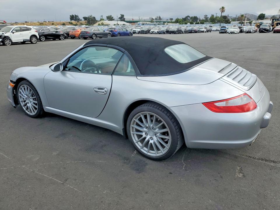 2007 Porsche 911 VIN WP0CA29937S765922 COPART salvage auction — FRONT END, Ca - Salvage Certificate, sold $13,200 on 2026-07-15 (photo 2)