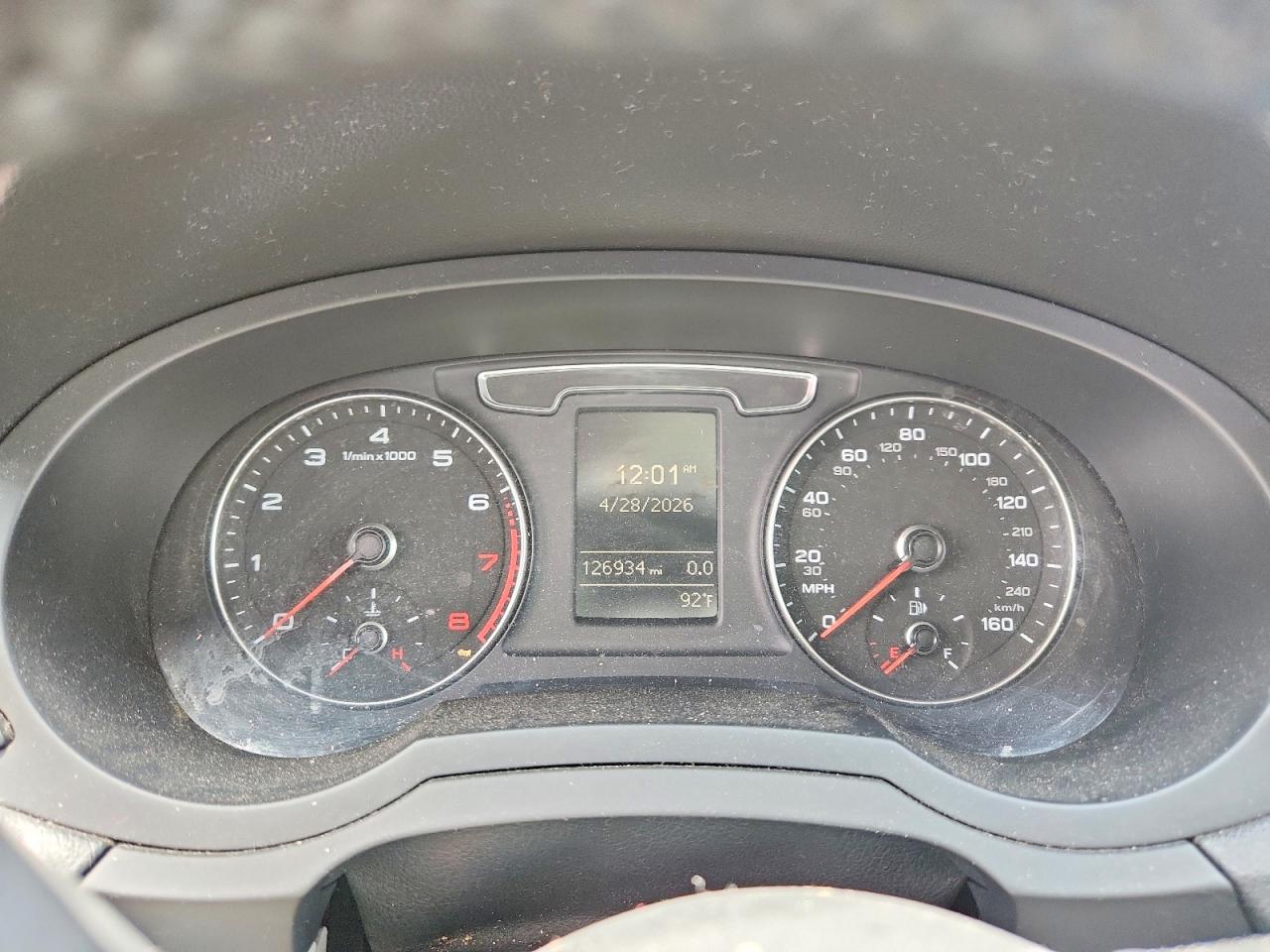 2017 Audi Q3 VIN WA1JCCFSXHR006489 COPART salvage auction — Normal Wear, TX - CERTIFICATE OF TITLE (P), sold $4,100 on 2026-07-08 (photo 9)