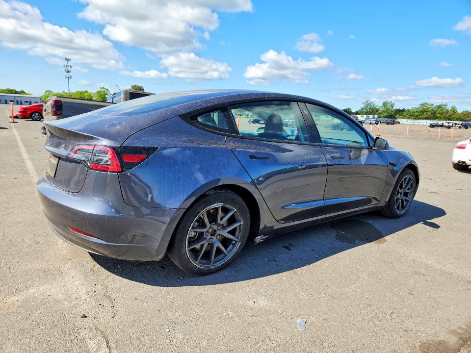 2023 Tesla VIN 5YJ3E1EA9PF679168 COPART salvage auction — FRONT END, Ny - Mv-907A Salvage Certificate, sold $6,200 on 2026-07-22 (photo 3)