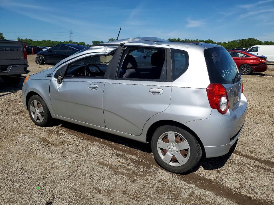 2011 Chevrolet Aveo VIN KL1TD6DE9BB203364 COPART salvage auction — ROOF, Il - Salvage Certificate, sold $650 on 2026-07-29 (photo 2)