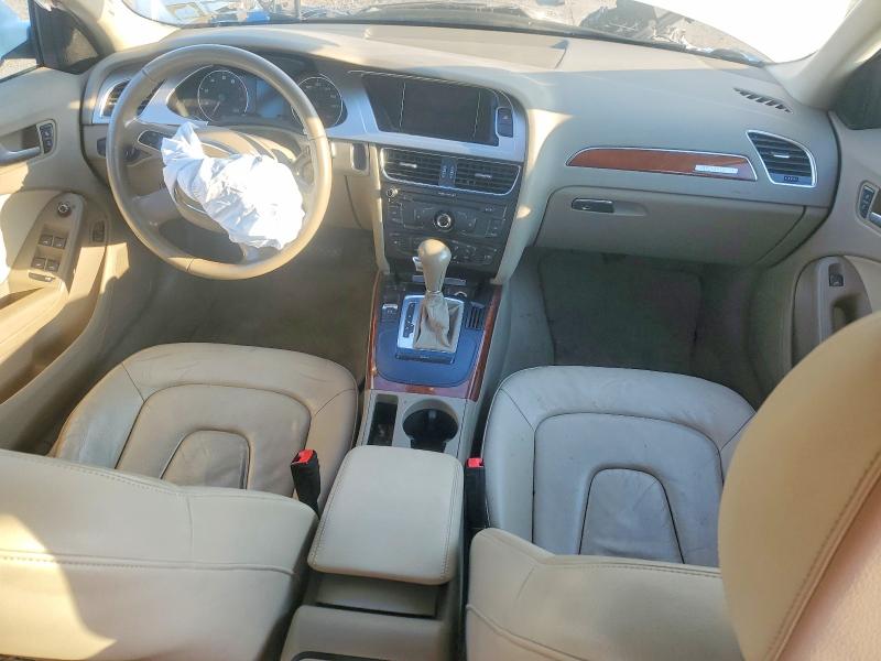 2012 Audi A4 VIN WAUSFAFL9CA001965 COPART salvage auction — FRONT END, Ny - Mv-907A Salvage Certificate, sold $325 on 2026-07-14 (photo 8)