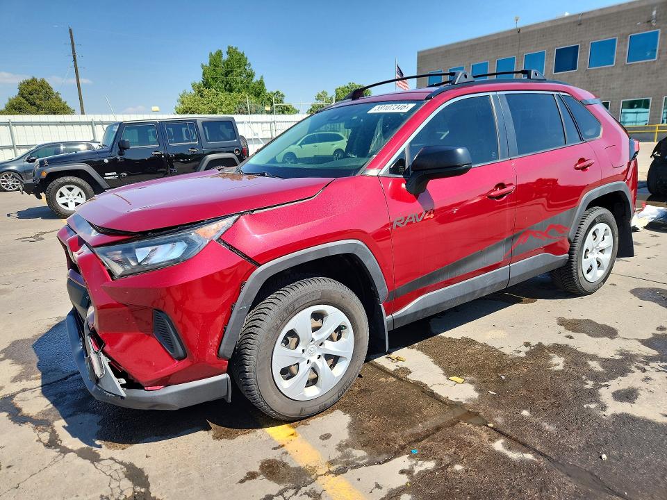 2019 Toyota Rav 4 VIN JTMF1RFV2KD031129 COPART salvage auction — REAR END, Co - Public - Salvage Title, sold $9,500 on 2026-07-24 (photo 1)