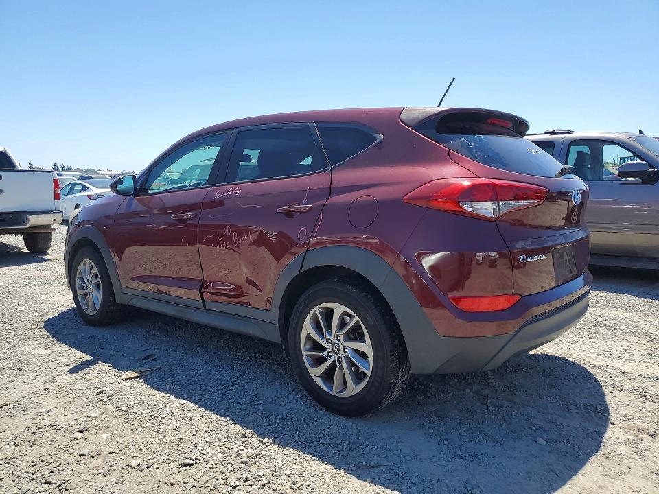 2017 Hyundai Tucson VIN KM8J23A40HU496404 COPART salvage auction — FRONT END, Ca - Salvage Certificate, sold $1,600 on 2026-07-14 (photo 2)