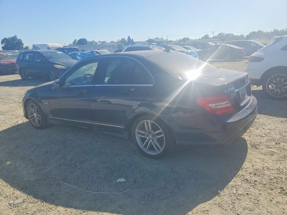 2012 Mercedes-benz VIN WDDGF4HB2CA615826 COPART salvage auction — MECHANICAL, Ca - Dis/Dlr/Exp Only Clean Title, sold $550 on 2026-07-02 (photo 2)