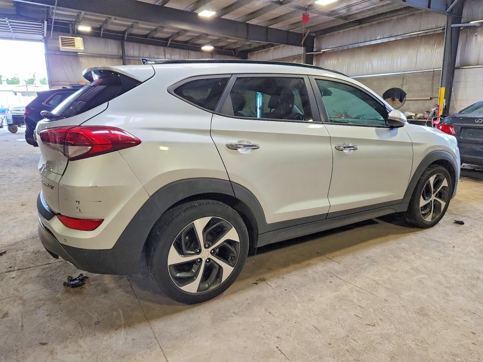 2016 Hyundai Tucson VIN KM8J33A22GU095012 COPART salvage auction — REAR END, Pa - Certificate Of Salvage, sold $2,050 on 2026-07-15 (photo 3)