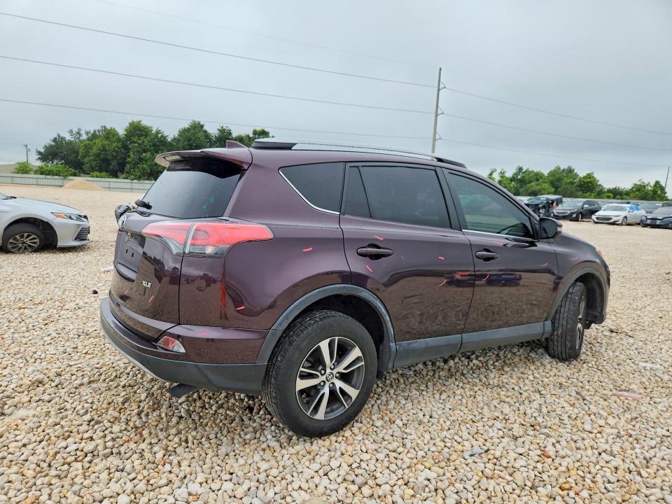 2018 Toyota Rav 4 VIN 2T3WFREV7JW425424 COPART salvage auction — SIDE, Tx - Salvage Vehicle Title, sold $550 on 2026-07-30 (photo 3)