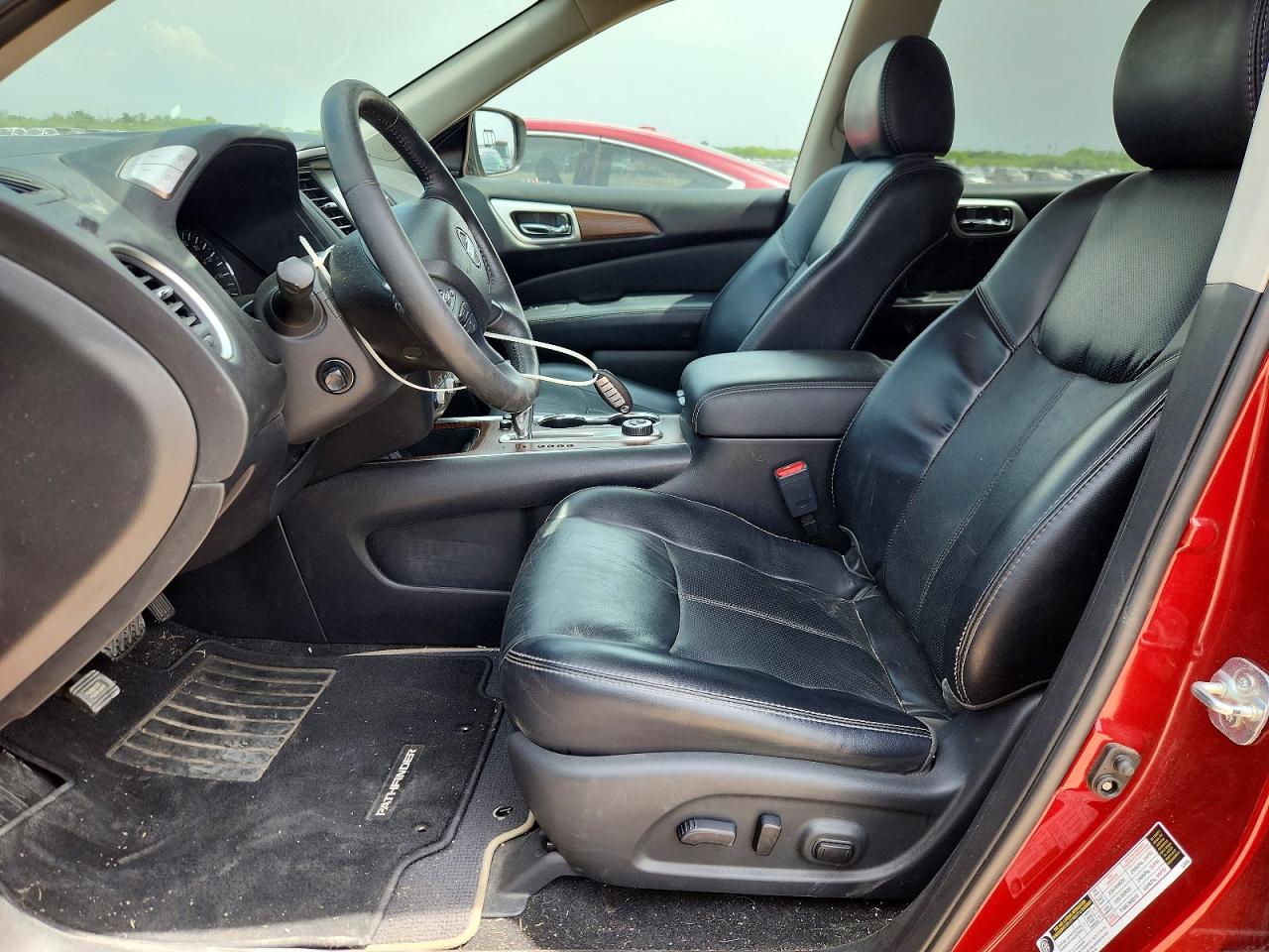 2018 Nissan Pathfinder VIN 5N1DR2MM5JC673877 COPART salvage auction — Front End, TX - SALVAGE VEHICLE TITLE, sold $4,250 on 2026-07-09 (photo 7)