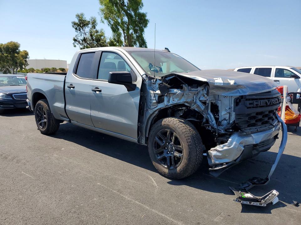 2026 Chevrolet Silverado 1500 VIN 1GCRABEK8TZ173310 COPART salvage auction — FRONT END, Ca - Salvage Certificate, sold $10,100 on 2026-07-13 (photo 4)