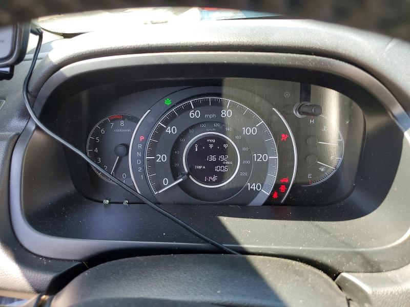 2012 Honda Cr-v VIN JHLRM3H7XCC009647 COPART salvage auction — SIDE, Nv - Salvage Title, sold $2,250 on 2026-07-28 (photo 9)