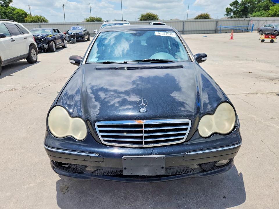 2006 Mercedes-benz C-klasse VIN WDBRF52H36F781607 COPART salvage auction — REAR END, Tx - Salvage Vehicle Title, sold $425 on 2026-07-16 (photo 5)