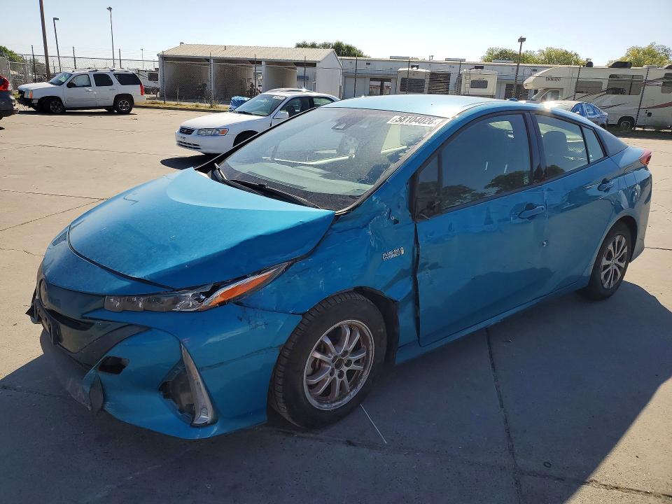 2020 Toyota Prius VIN JTDKARFPXL3123158 COPART salvage auction — FRONT END, Ca - Salvage Certificate, sold $4,650 on 2026-07-13 (photo 1)
