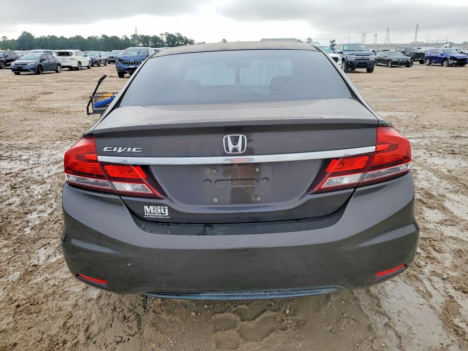 2014 Honda Civic VIN 2HGFB2F83EH504558 COPART salvage auction — SIDE, Tx - Salvage Vehicle Title, sold $1,700 on 2026-07-02 (photo 6)