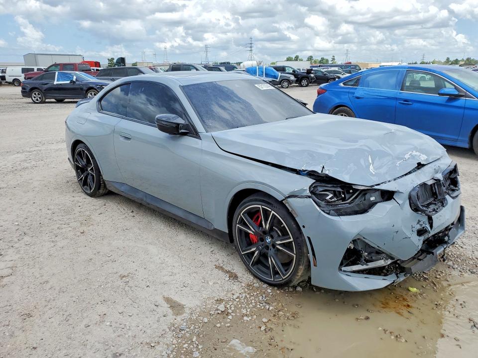 2024 BMW M240i VIN 3MW53CM05R8E14416 COPART salvage auction — FRONT END, Ga - Cert Of Title-Salvage, sold $24,100 on 2026-07-21 (photo 4)