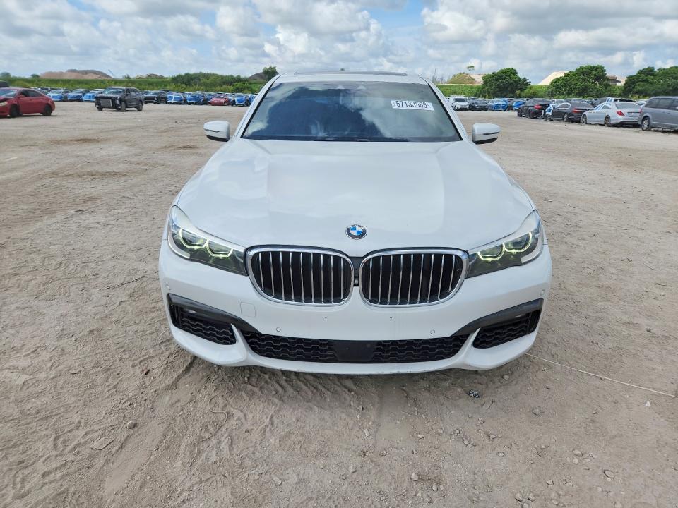2016 BMW 7er VIN WBA7E2C58GG547860 COPART salvage auction — MINOR DENT/SCRATCHES, Fl - Certificate Of Title (P), sold $9,500 on 2026-07-10 (photo 5)