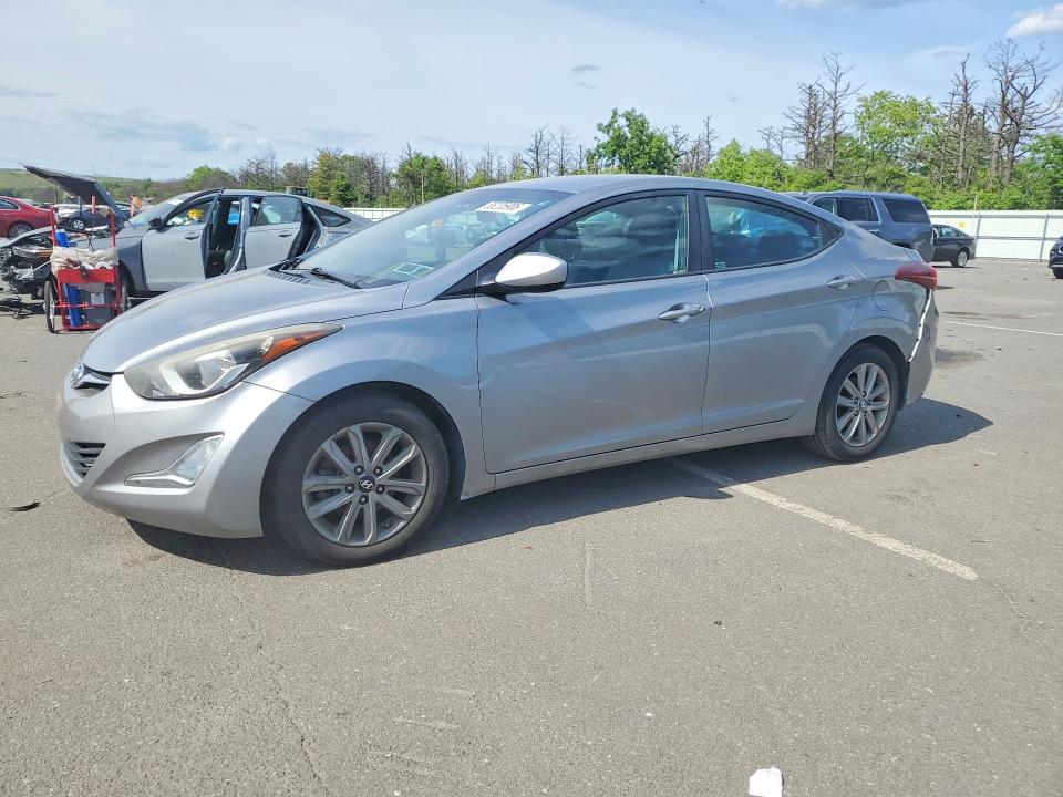 2015 Hyundai VIN KMHDH4AE8FU420730 COPART salvage auction — FRONT END, Ny - Mv-907A Salvage Certificate, sold $1,150 on 2026-07-13 (photo 1)