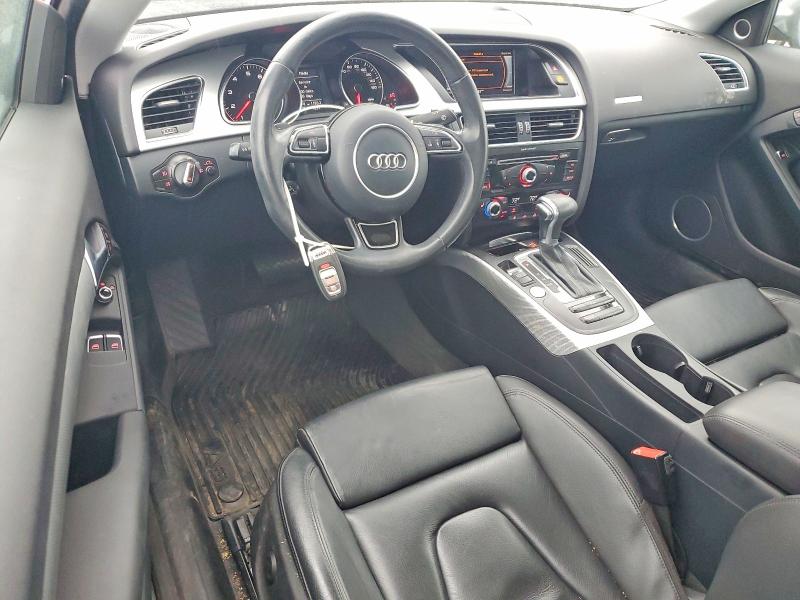2016 Audi A5 VIN WAUM2AFR7GA017063 COPART salvage auction — FRONT END, Ca - Salvage Certificate, sold $3,500 on 2026-07-28 (photo 8)