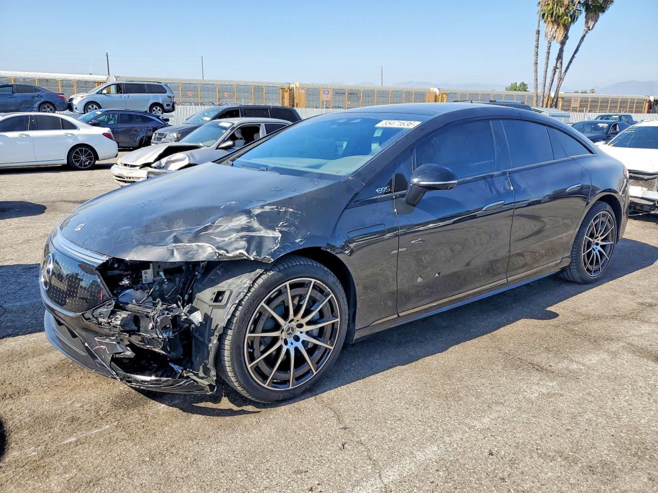 2024 Mercedes-Benz EQS VIN W1KCG2DB3RA048749 — COPART salvage auction photo