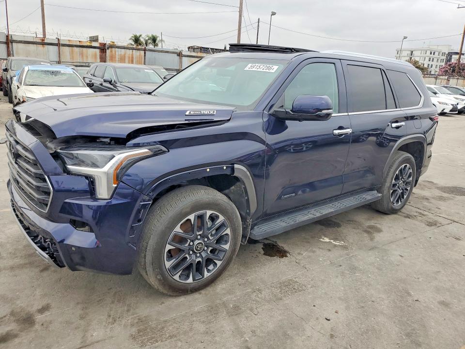 2024 Toyota Sequoia VIN 7SVAAABA4RX042694 COPART salvage auction — FRONT END, Nv - Dis/Dlr/Exp Only Salvage Title, sold $29,250 on 2026-07-08 (photo 1)