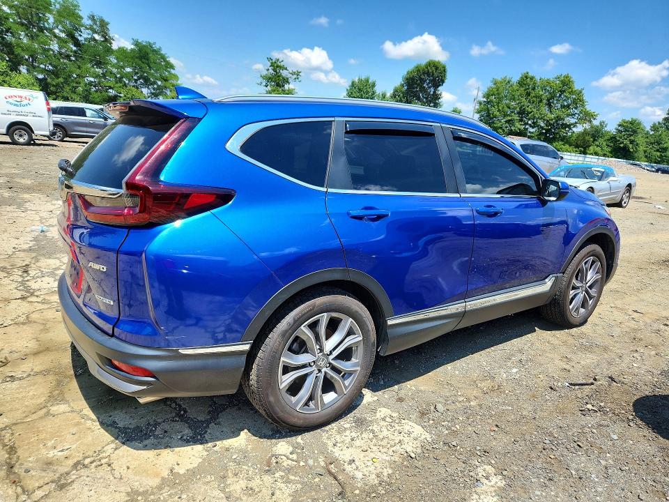 2021 Honda Cr-v VIN 7FARW2H98ME033652 COPART salvage auction — SIDE, Nj - Cert Of Title-Salvage, sold $350 on 2026-07-27 (photo 3)