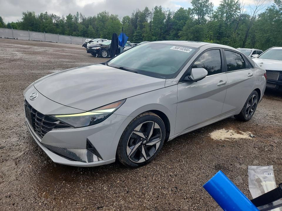 2021 Hyundai Elantra VIN KMHLN4AGXMU172547 COPART salvage auction — SIDE, On - Permit Salvage, sold $5,200 on 2026-07-16 (photo 1)