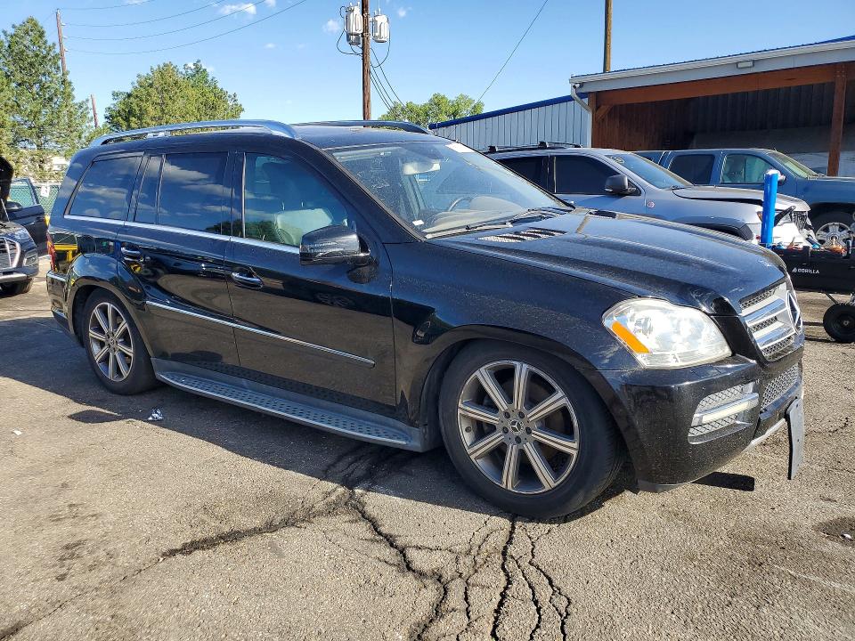 2012 Mercedes-benz Gl-klasse VIN 4JGBF7BE5CA778622 COPART salvage auction — FRONT END, Oh - Certificate Of Title, sold $1,150 on 2026-07-09 (photo 4)