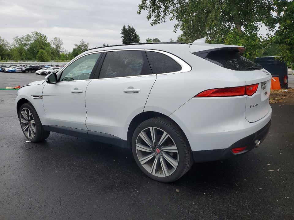 2017 Jaguar F-pace VIN SADCK2BV5HA884779 COPART salvage auction — FRONT END, Or - Salvage Title Certificate, sold $3,850 on 2026-07-20 (photo 2)