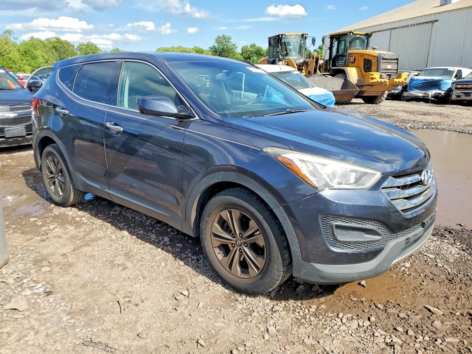 2014 Hyundai Santa fe VIN 5XYZTDLB3EG162208 COPART salvage auction — REAR END, Pa - Certificate Of Salvage, sold $2,150 on 2026-07-06 (photo 4)