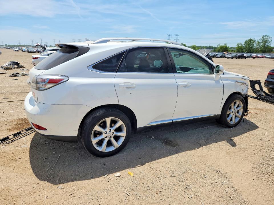 2010 Lexus Rx 350 VIN JTJZK1BA0A2000953 COPART salvage auction — FRONT END, IL - SALVAGE CERTIFICATE, sold $4,450 on 2026-07-21 (photo 3)