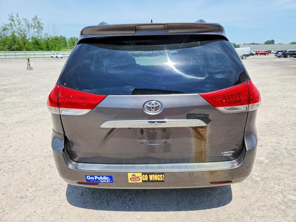 2013 Toyota Sienna VIN 5TDDK3DC9DS069158 COPART salvage auction — FRONT END, Ny - Mv-907A Salvage Certificate, sold $3,250 on 2026-07-06 (photo 6)