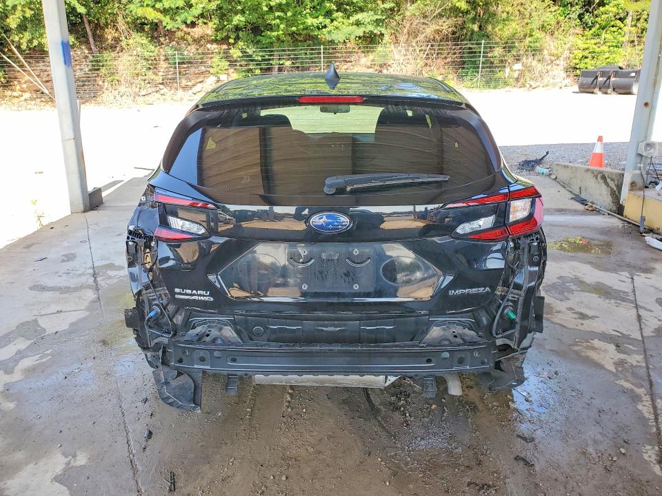 2024 Subaru Impreza VIN JF1GUABC0R8352046 COPART salvage auction — REAR END, Al - Cert Of Title-Salvage Title, sold $5,400 on 2026-07-07 (photo 6)