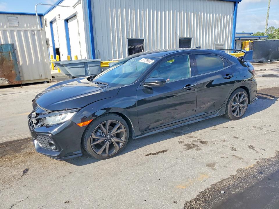 2018 Honda Civic VIN SHHFK7H4XJU204312 COPART salvage auction — FRONT END, Fl - Cert Of Title Slvg Rebuildable, sold $6,700 on 2026-07-09 (photo 1)