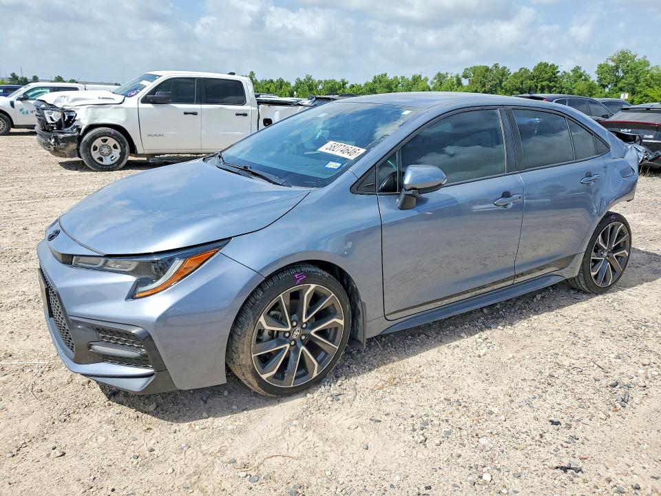 2022 Toyota VIN 5YFS4MCEXNP118873 COPART salvage auction — REAR END, TX - SALVAGE VEHICLE TITLE, sold $4,200 on 2026-07-31 (photo 1)