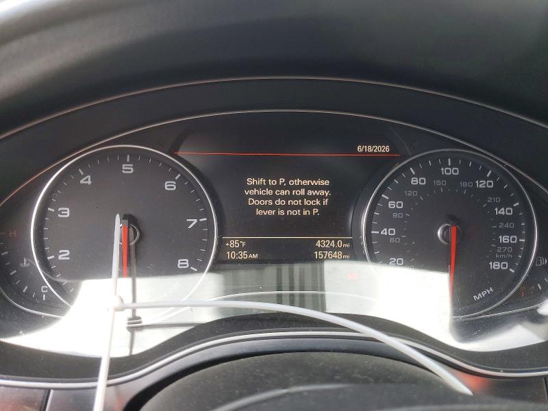 2014 Audi A7 VIN WAUWGAFC6EN100480 COPART salvage auction — FRONT END, Ga - Cert Of Title-Salvage, sold $1,000 on 2026-07-24 (photo 9)